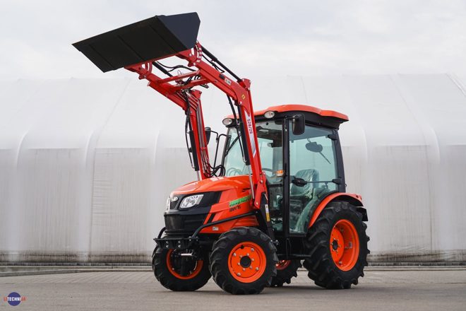 Hinomoto HM475 • kabína a nakladač